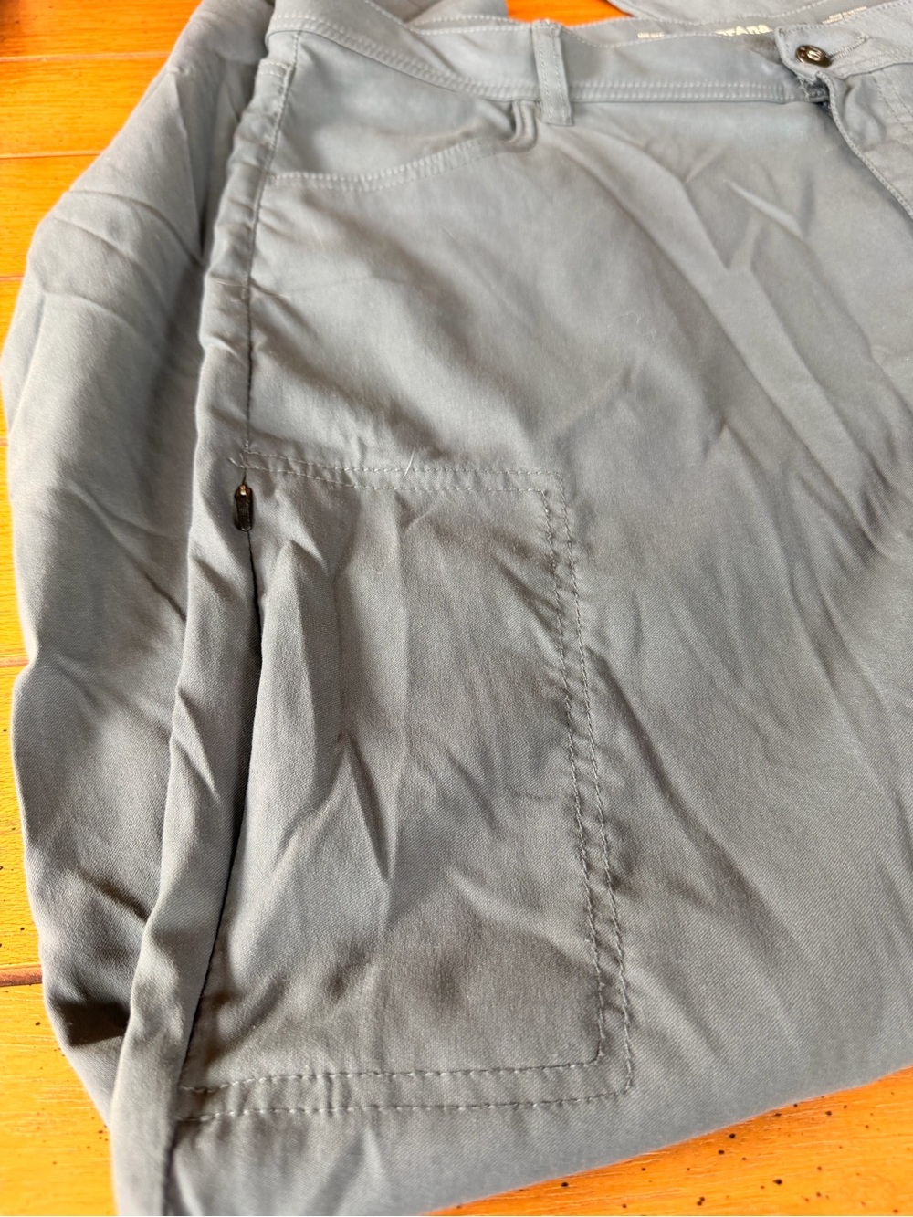 Prana Zion Halle Pants Womens 16/32 Gray Zion Halle Mid Rise Standard - Picture 4 of 14